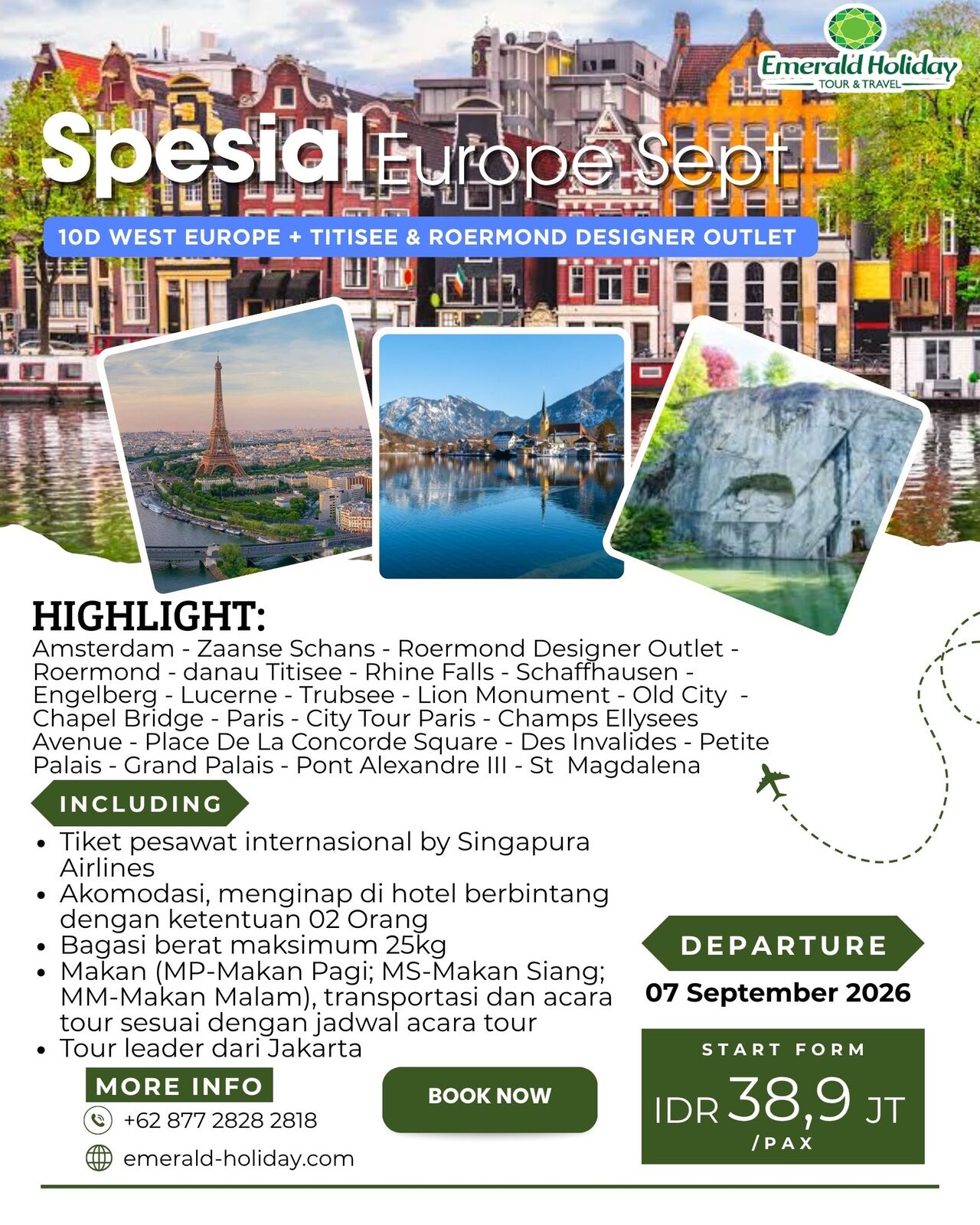 (10D WEST EUROPE TITISEE & ROERMOND DESIGNER OUTLET)